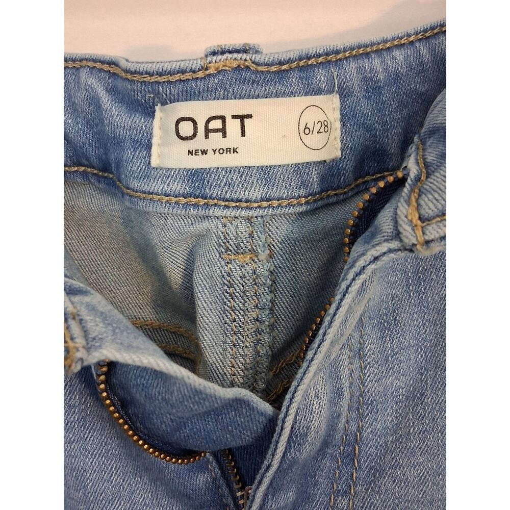 OAT New York Denim Midi Skirt – Women’s Size 6 / 28 – Front Slit - Picture 6 of 8